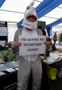  Campaigns against the influence of pay day loans on students have been prominent// Credit: UWESU